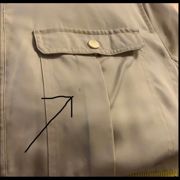 Tommy Hilfiger brown beige jacket size OX - Picture 9 of 11